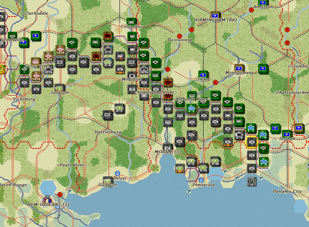 An Allied counter attack closes the gap killing multiple Axis airborne divisions.