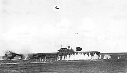 hornet under attack by vals at new georgia.gif