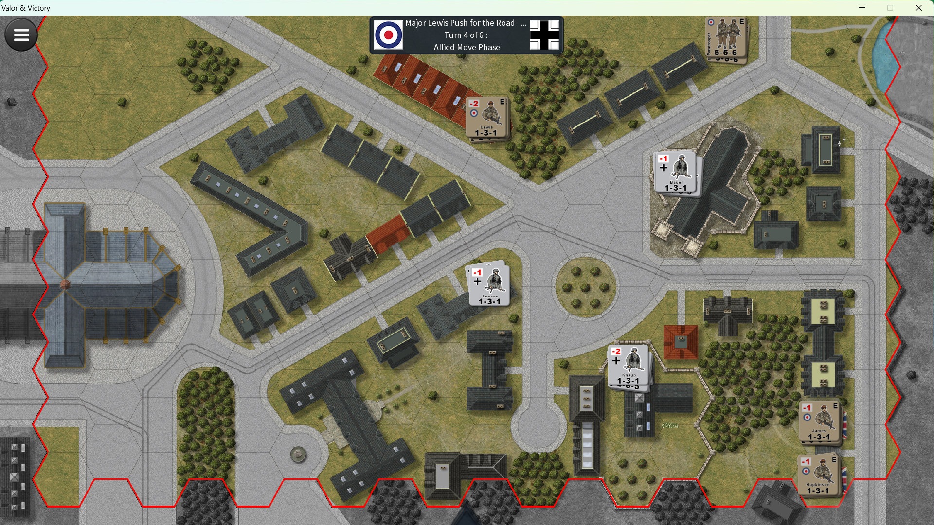 They saunter into the VP hexes.