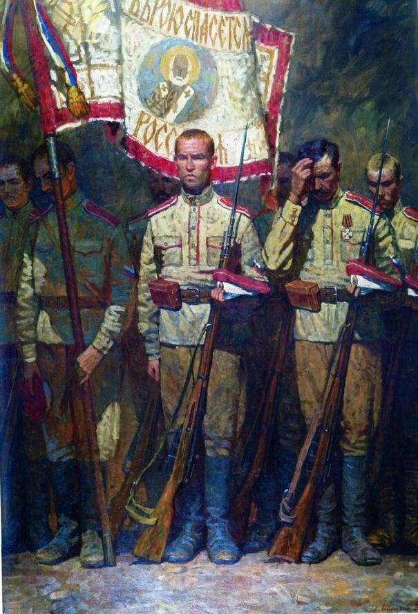Russian White Soldiers receiving a blessing.png